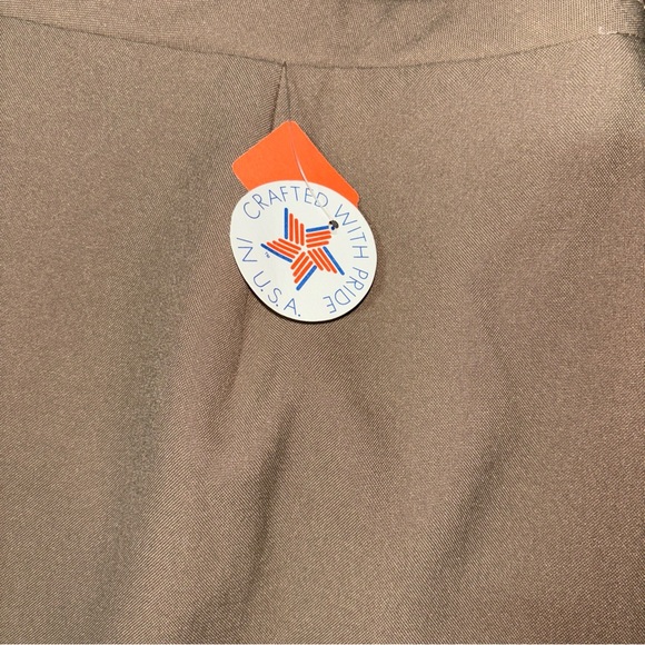 Womens Vintage Bedford Fair Plus Size Straight Skirt Tan Knee Length Size 18 - Picture 4 of 10